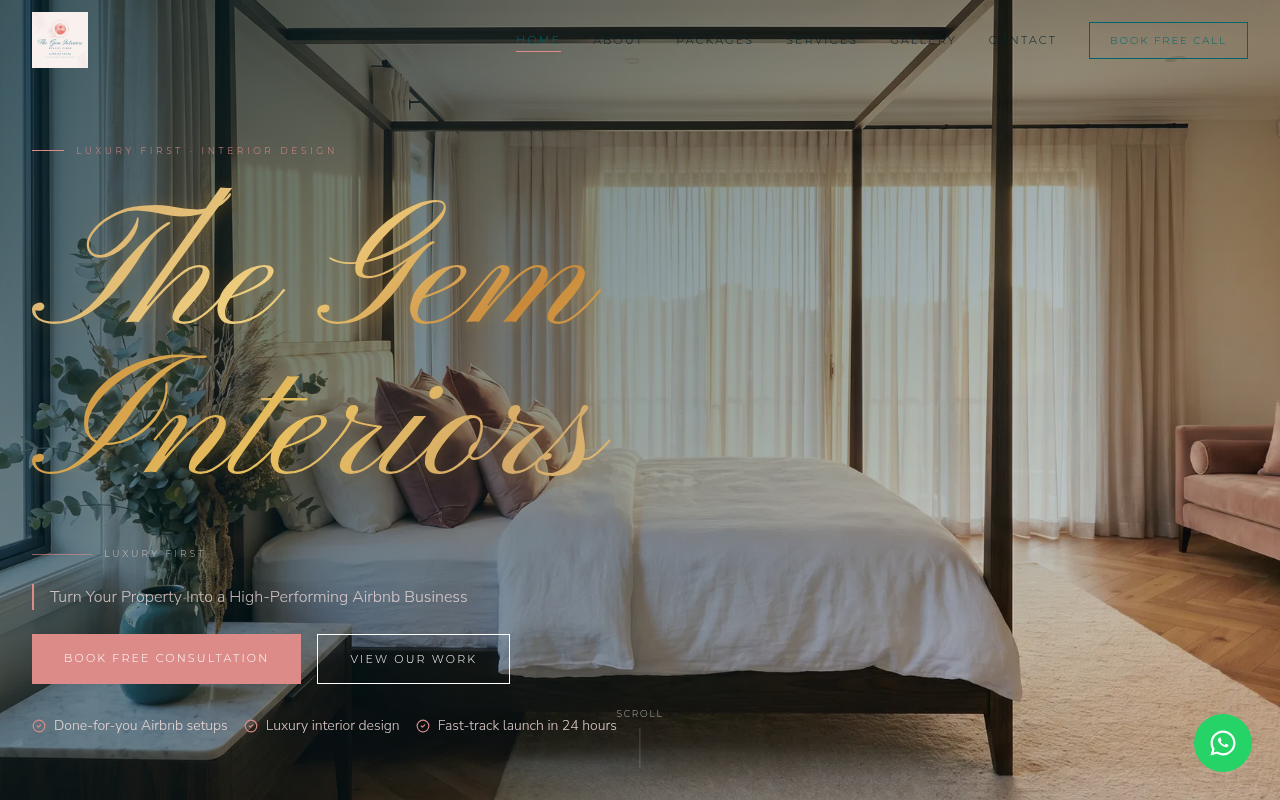 The Gem House Ltd website screenshot